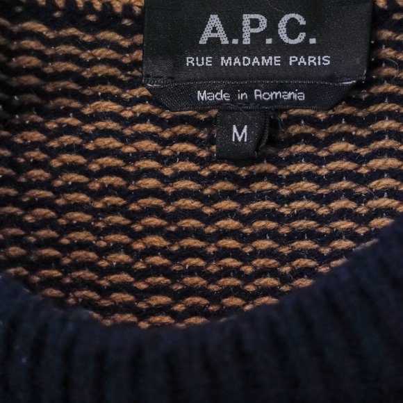 A.P.C. Knit Lambswool Crewneck Sweater - Picture 4 of 8